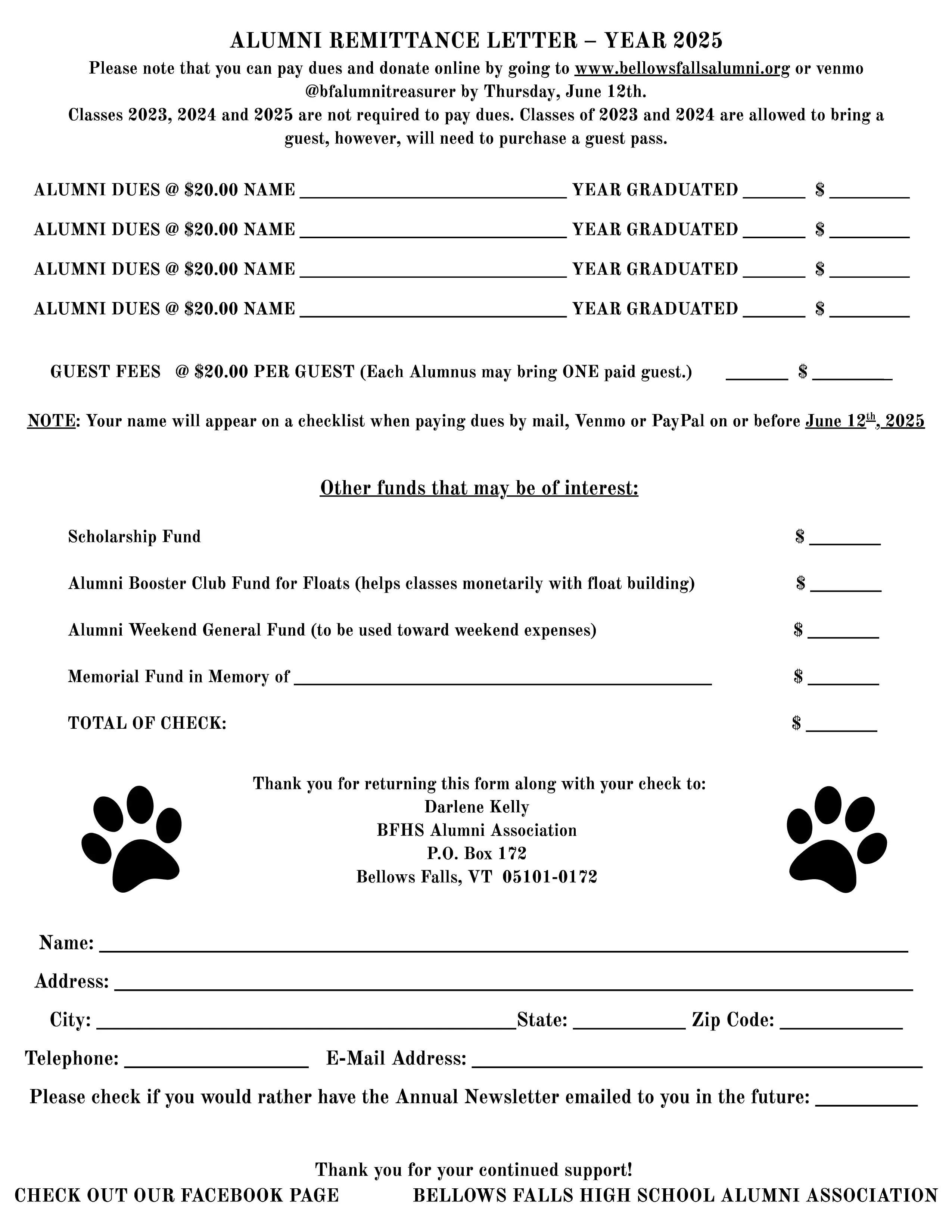 Pay Dues On-Line
